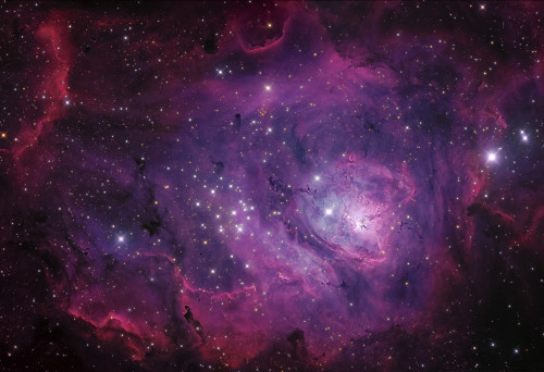 Messier 8, the Lagoon Nebula. Poster Print by Michael Miller/Stocktrek Images - Item # VARPSTMCM200031S