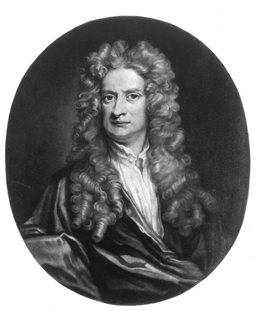 Sir Isaac Newton (1643-1727). /Nenglish Physicist And Mathematician. Mezzotint After A Portrait By Sir Godfrey Kneller. Poster Print by Granger Collection - Item # VARGRC0003801 Sir Isaac Newton (1643-1727). /Nenglish Physicist And Mathematician. Mezzotint After A Portrait By Sir Godfrey Kneller. Poster Print by Granger Collection - Item # VARGRC0003801