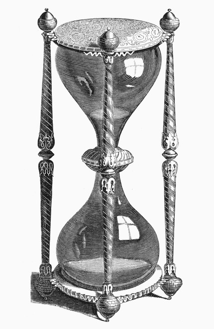 Hourglass, 16Th Century. /Nline Engraving, French, 16Th Century. Poster Print by Granger Collection - Item # VARGRC0033585 Hourglass, 16Th Century. /Nline Engraving, French, 16Th Century. Poster Print by Granger Collection - Item # VARGRC0033585