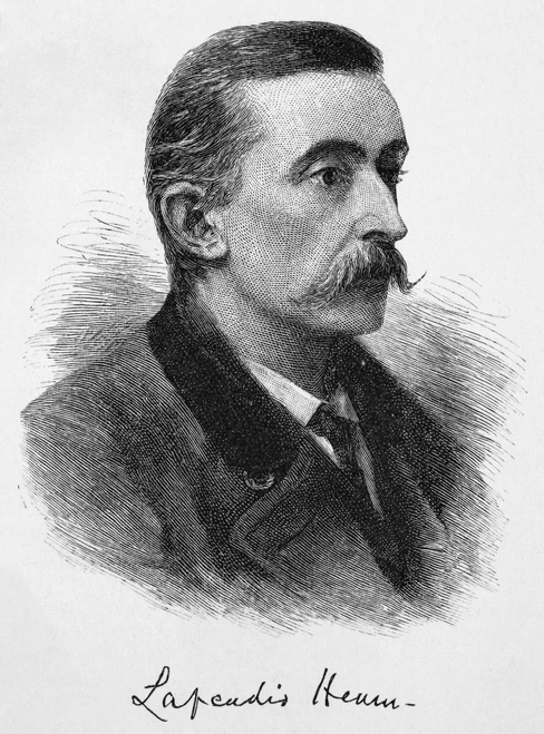 Lafcadio Hearn (1850-1904). /Namerican Writer. Wood Engraving, 1887. Poster Print by Granger Collection - Item # VARGRC0068680