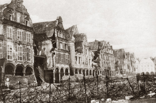World War I: Arras./Nview Of Destroyed Homes In Arras, France. Photograph, C1916. Poster Print by Granger Collection - Item # VARGRC0409020