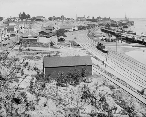 Los Angeles, C1885. /Nthe Harbor In San Pedro, Los Angeles, California. Photograph, C1885. Poster Print by Granger Collection - Item # VARGRC0119178