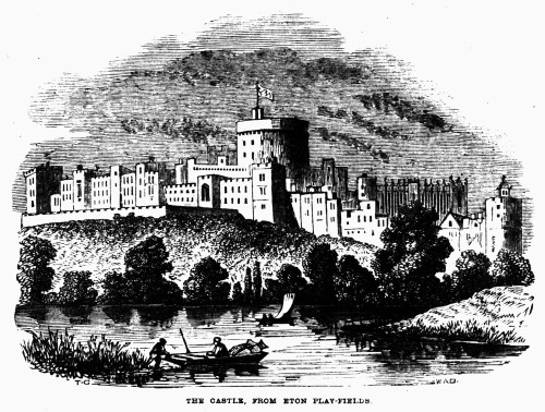 England: Windsor Castle. /Nview Of Windsor Castle From Eton Park. Wood Engraving, 19Th Century. Poster Print by Granger Collection - Item # VARGRC0109515