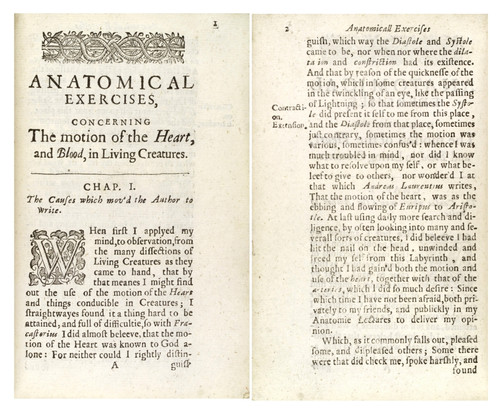 De Motu Cordis, William Harvey, pp.1-2, 1628 Poster Print by Science Source - Item # VARSCIJC3343