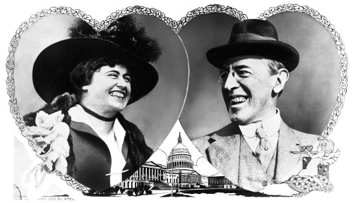 Woodrow And Edith Wilson. /Npresident Woodrow Wilson And His Second Wife, Edith Wilson, 1915. Poster Print by Granger Collection - Item # VARGRC0131613