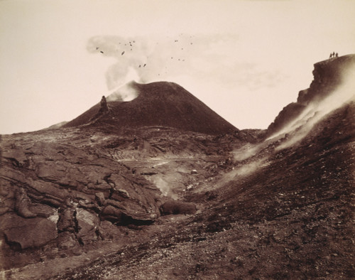 Pompeii, Mt Vesuvius. /Nthe Active Crater Of Mt Vesuvius: Photographed On September 1880. Poster Print by Granger Collection - Item # VARGRC0041224