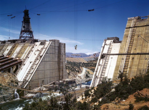 Shasta Dam, 1942. /Nshasta Dam Under Construction In Shasta-Trinity National Forest Of Shasta County, California. Photograph By Russell Lee, June 1942. Poster Print by Granger Collection - Item # VARGRC0122309