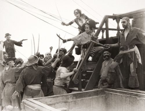 Silent Film Still: Pirates./Nlupino Lane In 'Pirates Beware,' 1928. Poster Print by Granger Collection - Item # VARGRC0073735