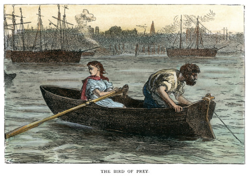 Dickens: Our Mutual Friend. /N'The Bird Of Prey.' Wood Engraving After Marcus Stone From A 19Th Century American Edition Of Charles Dickens' 'Our Mutual Friend,' First Published In 1864. Poster Print by Granger Collection - Item # VARGRC0074467