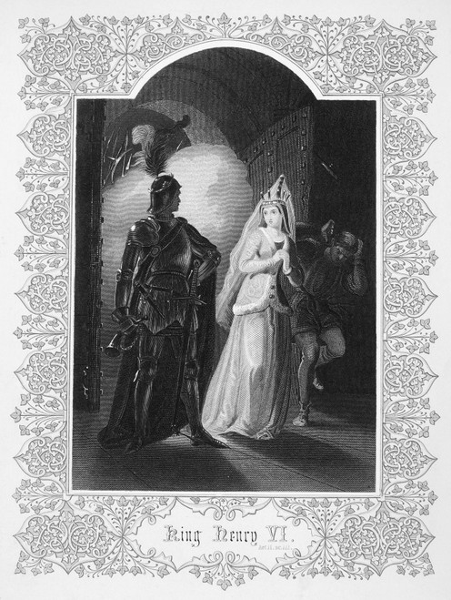Shakespeare: Henry Vi. /Npart I Of William Shakespeare'S 'Henry Vi.' Steel Engraving, English, 19Th Century. Poster Print by Granger Collection - Item # VARGRC0071794