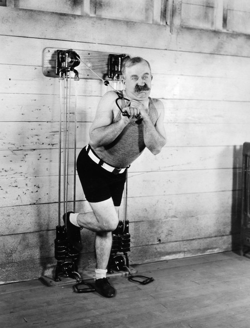 Silent Still: Exercise. Poster Print by Granger Collection