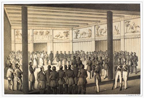 Japan: Reception, C1860. /Nreception At The Castle Of Shui, Japan. Lithograph, C1860. Poster Print by Granger Collection - Item # VARGRC0095322