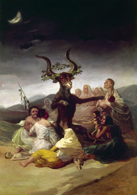 Goya: Witches Sabbath. /N'The Witches' Sabbath.' Oil On Canvas, 1795-98, By Francisco Goya. Poster Print by Granger Collection - Item # VARGRC0024705 Goya: Witches Sabbath. /N'The Witches' Sabbath.' Oil On Canvas, 1795-98, By Francisco Goya. Poster Print by Granger Collection - Item # VARGRC0024705