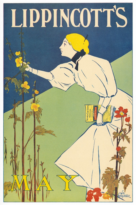 Magazine: Lippincott'S./Ncover Of 'Lippincott'S Monthly Magazine,' May 1895. Lithograph By William Carqueville. Poster Print by Granger Collection - Item # VARGRC0268624