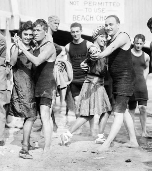 Brighton Beach, C1912. /Ndancing At Brighton Beach, Brooklyn, New York. Photograph, C1912. Poster Print by Granger Collection - Item # VARGRC0408144