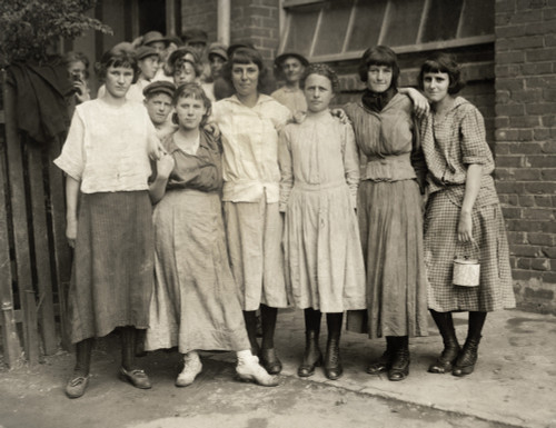 Cotton Mill Workers, 1913. /Na Group Of Of Young Workers In Lane Cotton Mill, New Orleans, Louisiana. Photograph By Lewis Hine, November 1913. Poster Print by Granger Collection - Item # VARGRC0166705