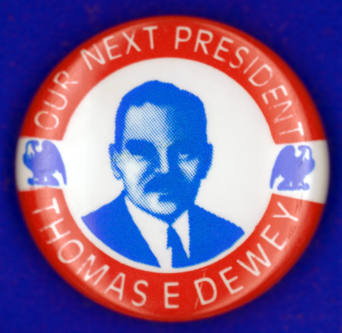 Presidential Campaign:1944. /Nrepublican Campaign Button From The 1944 Presidential Election Thomas Dewey. Poster Print by Granger Collection - Item # VARGRC0068240 Presidential Campaign:1944. /Nrepublican Campaign Button From The 1944 Presidential Election Thomas Dewey. Poster Print by Granger Collection - Item # VARGRC0068240