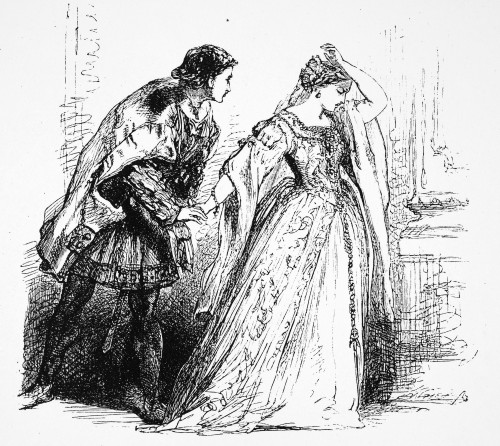 Much Ado About Nothing. /Nbeatrice And Benedick (Act Iv, Scene I) From William Shakespeare'S 'Much Ado About Nothing.' Wood Engraving, 1881, After Sir John Gilbert. Poster Print by Granger Collection - Item # VARGRC0052577