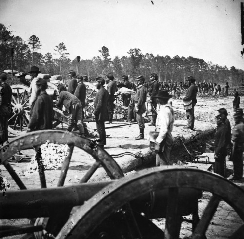 Civil War: Union Artillery. /Na Union Artillery Battery During The American Civil War. Poster Print by Granger Collection - Item # VARGRC0004317