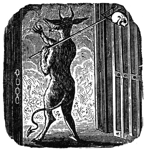 Bewick: Devil. /Nwood Engraving, Early 19Th Century, By Thomas Bewick. Poster Print by Granger Collection - Item # VARGRC0038860