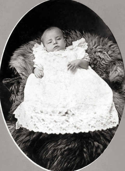 Baby. /Namerican Cabinet Photograph, Late 19Th Century. Poster Print by Granger Collection - Item # VARGRC0093860