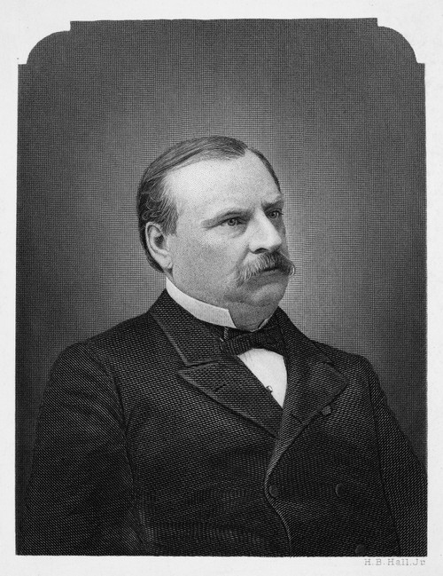 Grover Cleveland /N(1837-1908). 22Nd And 24Th President Of The United States. Steel Engraving, 19Th Century. Poster Print by Granger Collection - Item # VARGRC0059592