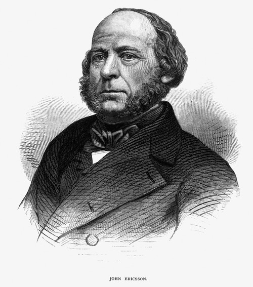 John Ericsson (1803-1889). /Nswedish (Naturalized U.S.) Engineer And Inventor. Wood Engraving, 19Th Century. Poster Print by Granger Collection - Item # VARGRC0064481