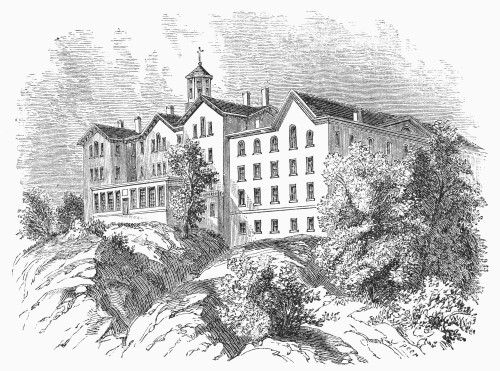 Manhattan College, 1868. /Nmanhattan College (Later City College Of New York), Located At Broadway And 131St Street, New York. Wood Engraving, 1868. Poster Print by Granger Collection - Item # VARGRC0092716
