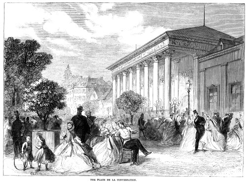 Spas: Baden-Baden, 1865. /Nwood Engraving, English. Poster Print by Granger Collection - Item # VARGRC0065180