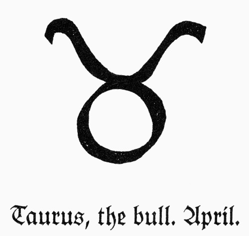 Zodiac: Cancer./Nzodiacal Symbol Of Taurus, The Bull. Poster Print by Granger Collection - Item # VARGRC0091205