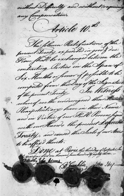 Treaty Of Alliance, 1778. /Narticle Ten Of The Treaty Of Alliance Between France And The United States, Concluded In Paris, 6 February 1778. Poster Print by Granger Collection - Item # VARGRC0131435