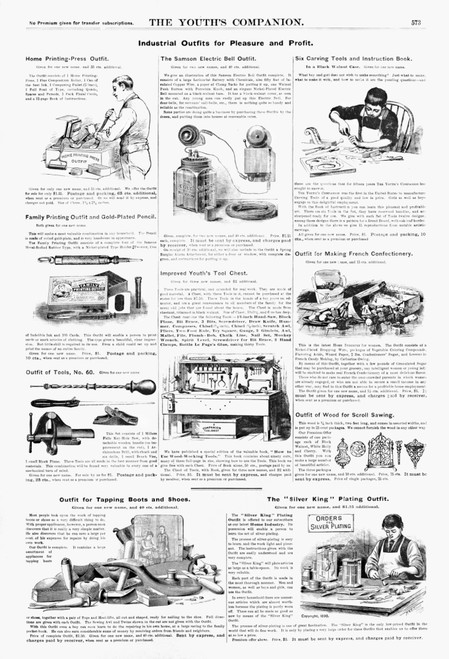Ad: Tools, 1890. /Namerican Magazine Advertisements For Various Tools, 1890. Poster Print by Granger Collection - Item # VARGRC0266629