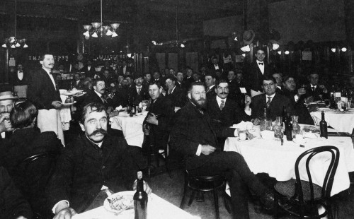 Italian Restaurant, 1909. /Nscene In Fior D'Italia Restaurant On Broadway, San Francisco, 1909. Poster Print by Granger Collection - Item # VARGRC0083637