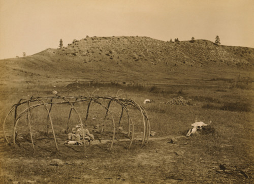 Cheyenne Indian Sweat Lodge Frame, 1910 Poster Print by Science Source - Item # VARSCIJA8662