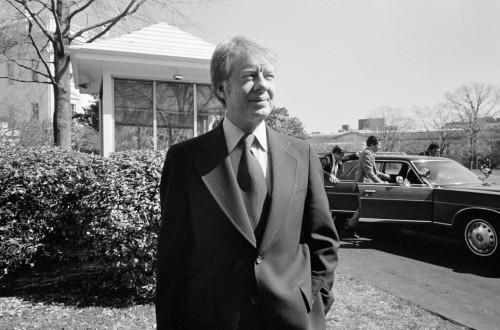 Jimmy Carter (1924- ). /N39Th President Of The United States. Photographed Outside The White House In Washington, D.C., By Marion S. Trikosko, 8 March 1977. Poster Print by Granger Collection - Item # VARGRC0126178