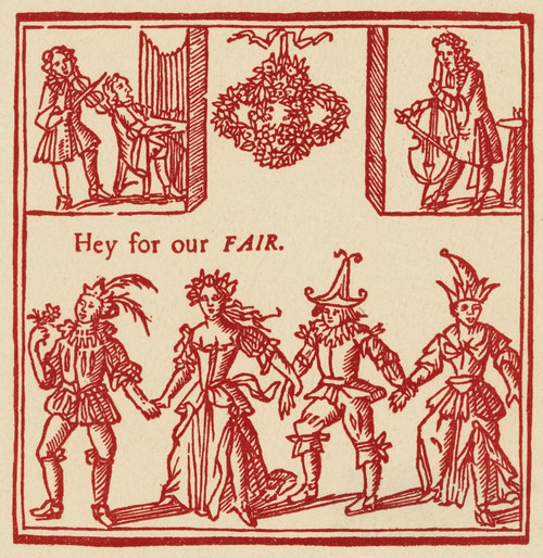 Title Page: Garland, 1688. /Ntitle-Page Woodcut From 'Flora'S Fair Garland', London, 1688. Poster Print by Granger Collection - Item # VARGRC0077110
