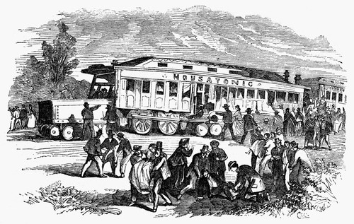 Connecticut: Train Wreck. /Nterrible Wreck On The Housatonic Railroad Above Bridgeport, Connecticut. Wood Engraving, 1865. Poster Print by Granger Collection - Item # VARGRC0099207