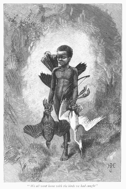 East African Boy, 1889. /Nline Engraving, 1889. Poster Print by Granger Collection - Item # VARGRC0102034