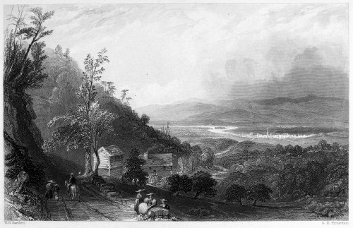 Wyoming Valley, 1838. /Ndescent Into The Wyoming Valley, Pennsylvania. Steel Engraving, 1838. Poster Print by Granger Collection - Item # VARGRC0099473