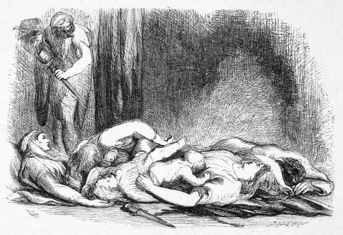 Shakespeare: Macbeth. /Nplay By William Shakespeare. Wood Engraving After Sir John Gilbert. Poster Print by Granger Collection - Item # VARGRC0071409