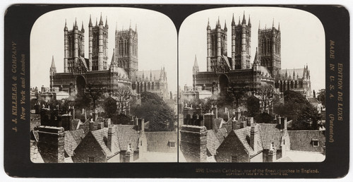 England: Lincoln Cathedral. /N'Lincoln Cathedral, One Of The Finest Churches In England.' Stereograph, C1902. Poster Print by Granger Collection - Item # VARGRC0322966