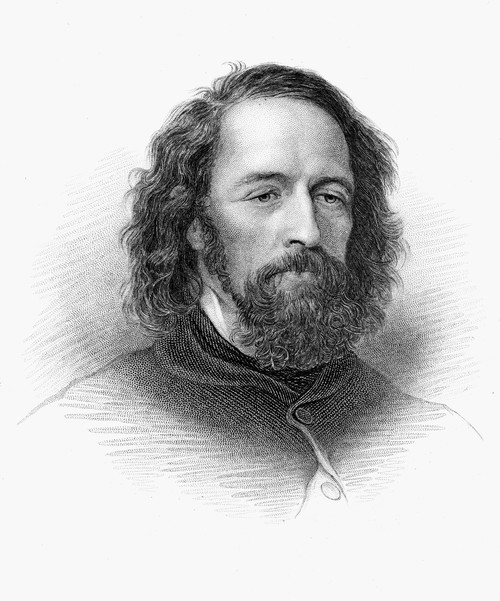 Alfred Tennyson (1809-1892). /N1St Baron Tennyson. English Poet. Stipple Engraving, 19Th Century. Poster Print by Granger Collection - Item # VARGRC0034702
