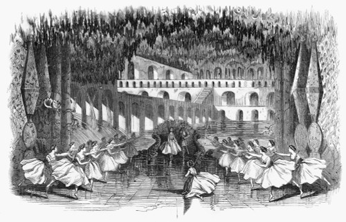 Ballet: Ondine, 1862. /Nscene In The Grand Spectacle Of 'Ondine,' Performed At Barnum'S American Museum, 1862. Contemporary American Wood Engraving. Poster Print by Granger Collection - Item # VARGRC0371233