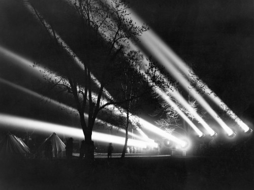 World War I: Anti-Aircraft, /Nc1917. Searchlights Of A Mobile Anti-Aircraft Installation. Photograph, 1917 Or 1918. Poster Print by Granger Collection - Item # VARGRC0620205