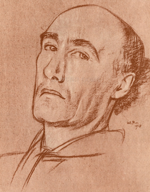 Andr_ Gide (1869-1951). /Nfrench Writer. Drawing By William Rothenstein, 1918. Poster Print by Granger Collection - Item # VARGRC0433810