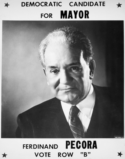 Ferdinand Pecora /N(1882-1971). American Jurist. Campaign Photograph When Democratic Candidate For Mayor Of New York City. Poster Print by Granger Collection - Item # VARGRC0070498