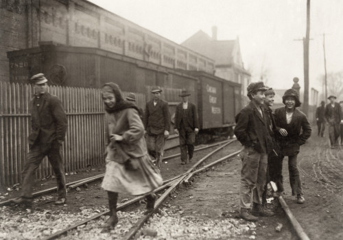 Cotton Mill Workers, 1910. /Na Young Group Of Textile Mill Workers Walking Along The Railroad Tracks At The Brookside Cotton Mills In Knoxville, Tennesee. Photograph By Lewis Hine, 1910. Poster Print by Granger Collection - Item # VARGRC0167253