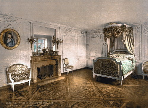 Versailles: Chamber. /Nchamber Of Queen Marie Antoinette In The Petit Trianon At The Palace Of Versailles, France. A Painting Of Her Son, King Louis Xvii, Hangs At Left. Photochrome, C1900. Poster Print by Granger Collection - Item # VARGRC0123730