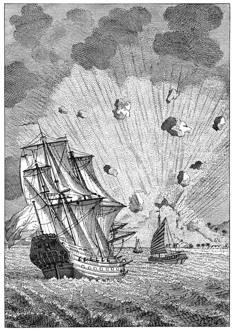 Eruption Of Gamkonora. /Nthe Eruption Of Gamkonora At Halmahera, The Largest Of The Moluccas, Indonesia, In 1673. Line Engraving, French, 1755. Poster Print by Granger Collection - Item # VARGRC0038097