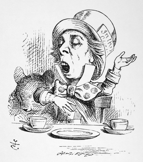 Carroll: Alice, 1865. /Nthe Mad Tea Party. Illustration By John Tenniel From The First Edition Of Lewis Carroll'S 'Alice'S Adventures In Wonderland,' 1865. Poster Print by Granger Collection - Item # VARGRC0060534
